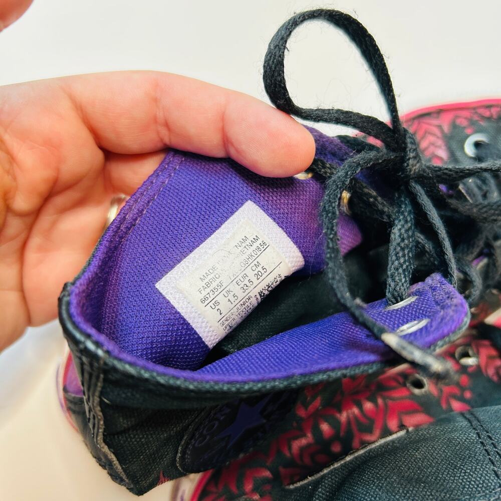 Converse X Disney Frozen Anna Chuck Taylor All Star Sneakers 2 - Picture 6 of 7